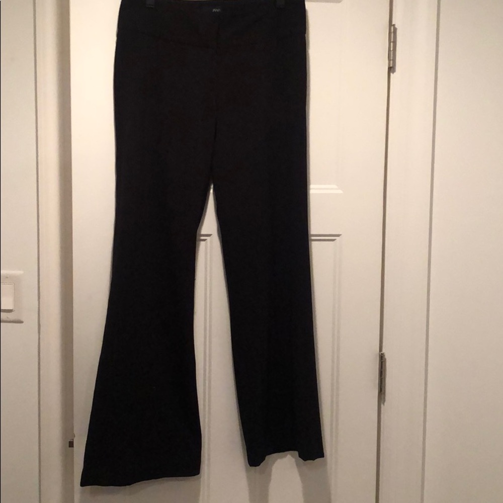 Black bootcut dress pants